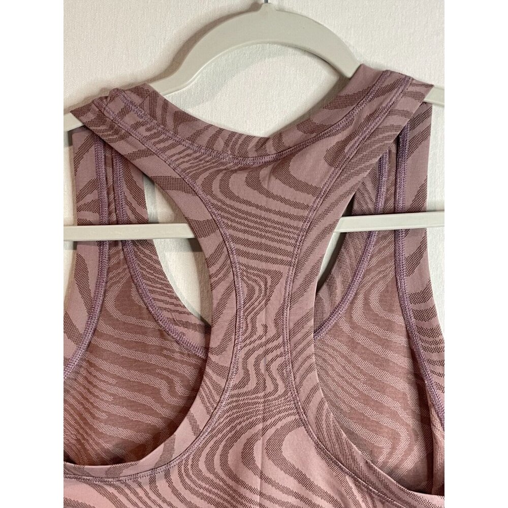Athleta Size XS  Momentum Seamless Tank Top Smoked Mauve Marble Racerback $65 - Picture 3 of 10